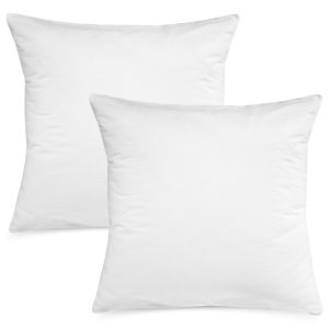 Digital Decor Premium Hypoallergenic Throw Pillow Inserts Sham – Decorative White Square Form Pillow Inserts – Perfect for Bedroom. Sofa & Couch